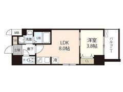 S-RESIDENCE表町の間取り画像