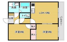 ピュアステージイタノの間取り画像