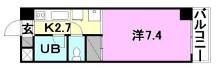 オクトワール松山土居田東館の間取り画像