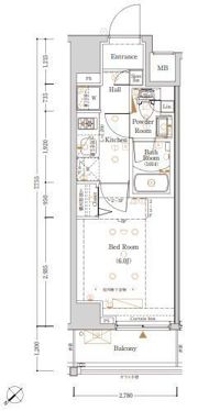 Log反町sta．の間取り画像