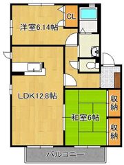 咲ら坂 E棟の間取り画像