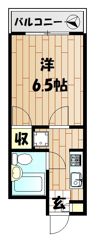 ウエストマンションの間取り画像