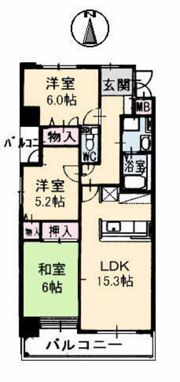 ミレニアムの間取り画像