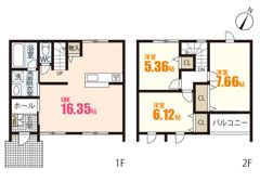 Grand Essor Village A棟の間取り画像