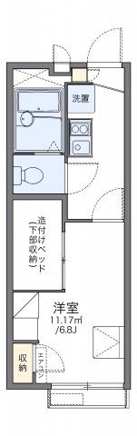 レオパレスフージー桃山の間取り画像