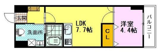 Kビルの間取り画像