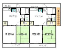 ラ・メールAの間取り画像