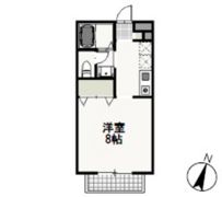 ベール花尻Aの間取り画像