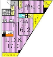 ヴェスティビュール西新井の間取り画像