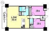 アルファライフ城東築山の間取り画像