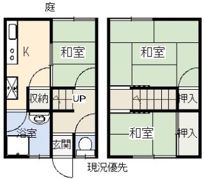 福田住宅の間取り画像