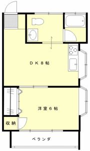 ニューフロンティアⅡ B棟の間取り画像