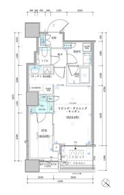 パークタワー勝どき サウス棟の間取り画像