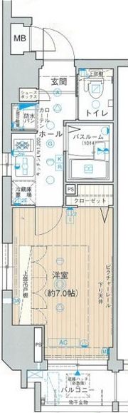 エステムプラザ丸の内NORTH RISEの間取り画像