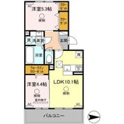 サンライズ新土河原の間取り画像