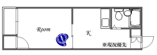 シップス甲斐田Ⅱの間取り画像