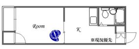 シップス甲斐田Ⅱの間取り画像