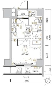 LUMEED川崎の間取り画像