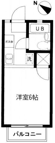 ウエストヒルズの間取り画像