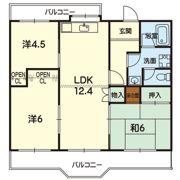 あさひマンション渡鹿の間取り画像
