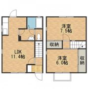 メゾネットTK D棟の間取り画像