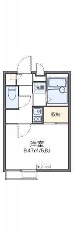 レオパレスグラン プリエの間取り画像