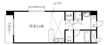 コスモスハイツ道後の間取り画像