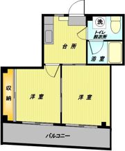 プレイス竹之内の間取り画像