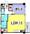 戸坂FLATSの間取り画像