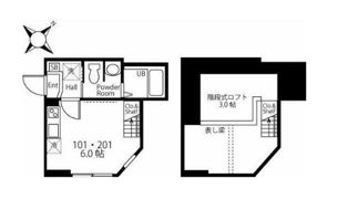 ハーミットクラブハウスAlesia子安の間取り画像