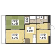 熊谷マンションの間取り画像