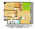 白百合ハイツの間取り画像