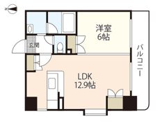 パークヒルズ天神川の間取り画像