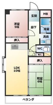 ドミール藤治の間取り画像
