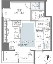 メゾンカルム本郷の間取り画像