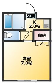 カーサ白河の間取り画像