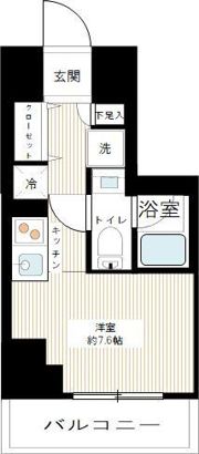 スパシエ横浜アルトの間取り画像