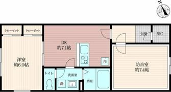 「防音マンション」VORT瀬田レジデンスの間取り画像