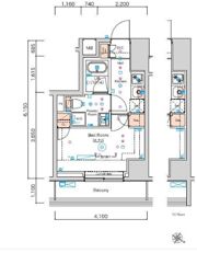 SQUARE CITY YOKOHAMA ODORIKOEN AZの間取り画像