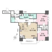 ザ・パークハウス高輪タワーの間取り画像