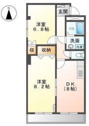 ミレニアム福田の間取り画像