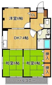 ロージュマン山内の間取り画像