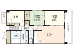 藤和シティコープ鶴見橋の間取り画像