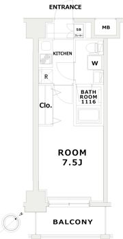 プレミアムキューブ三田の間取り画像