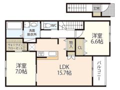アイリスCの間取り画像
