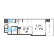 コンフォリア・リヴ東三国駅前ソルテラスの間取り画像