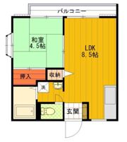 パナハイツ弘明寺の間取り画像