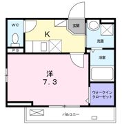 プレシャスHRの間取り画像