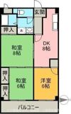 アサヒパレス宇高の間取り画像