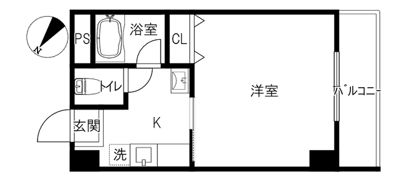 ハイデンス浅の川の間取り画像